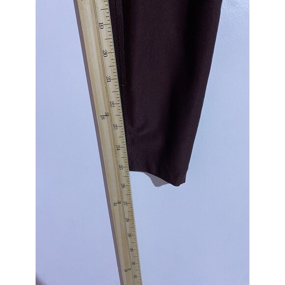 Nike Leggings Womens Small Brown Dri-Fit Gym Leg Day Run Compression Athleisure - Picture 10 of 11